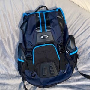 Blue black Oakley cargo backpack